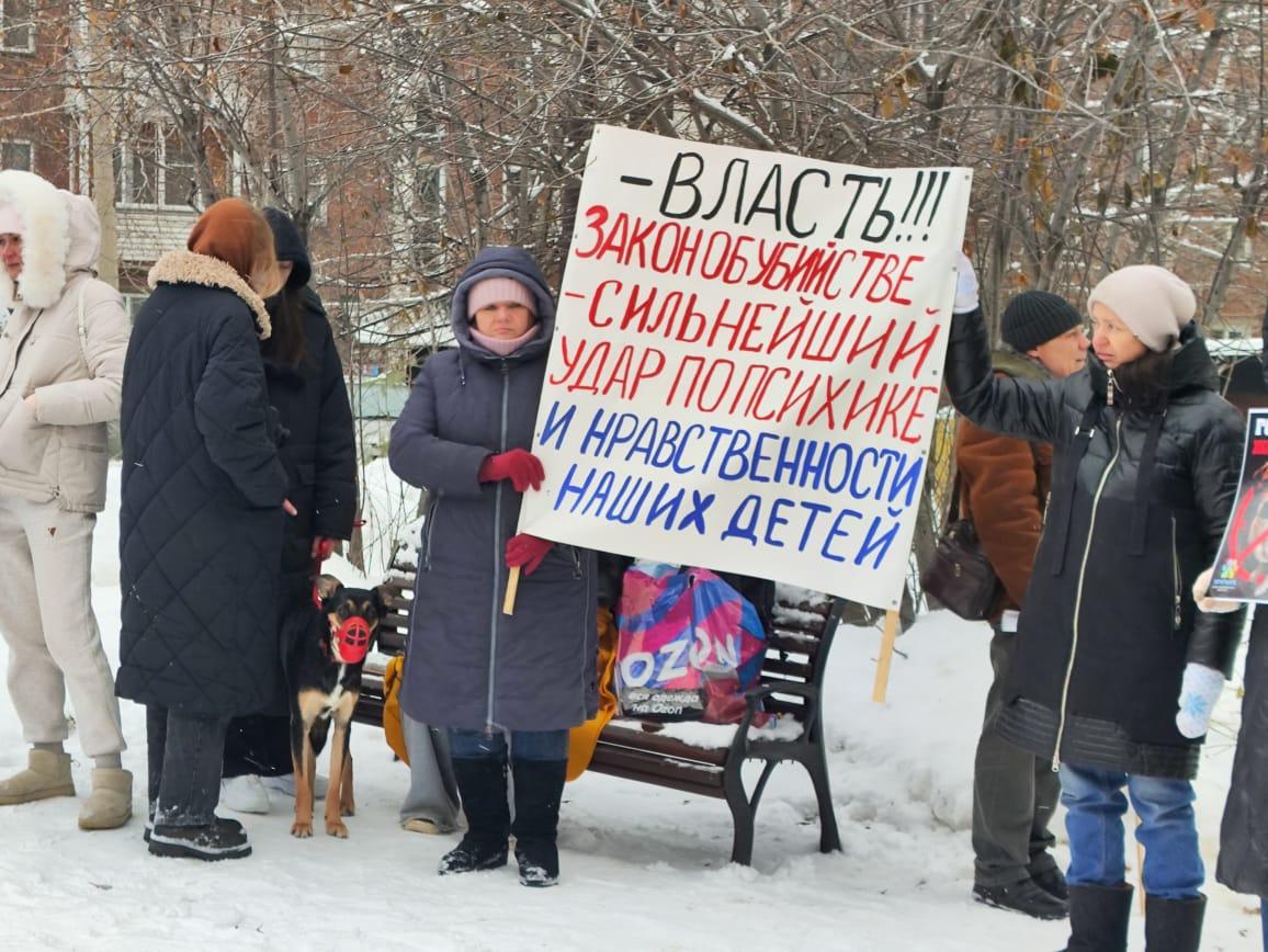Фото Триста новосибирцев вышли на митинг против закона об эвтаназии бездомных животных 3